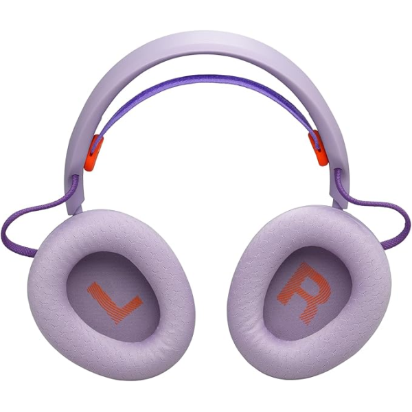 the headphones facing the person with the cups open