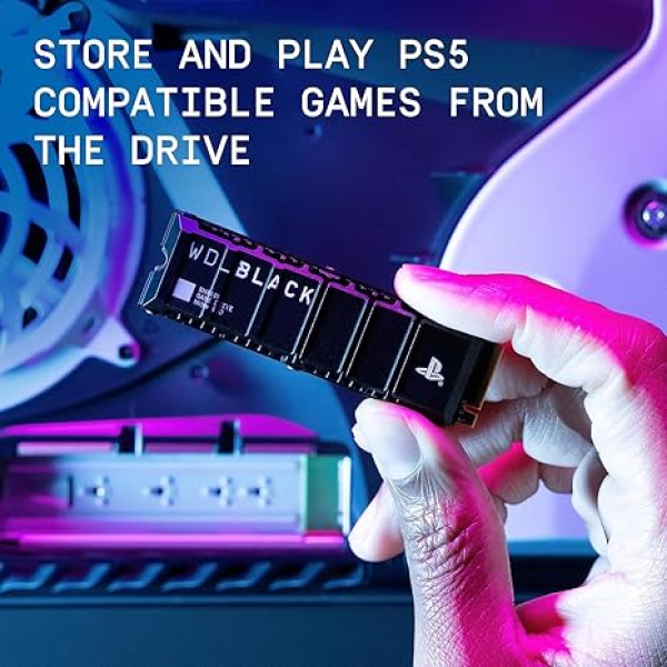 store and play PS5 Compatible games from the drive