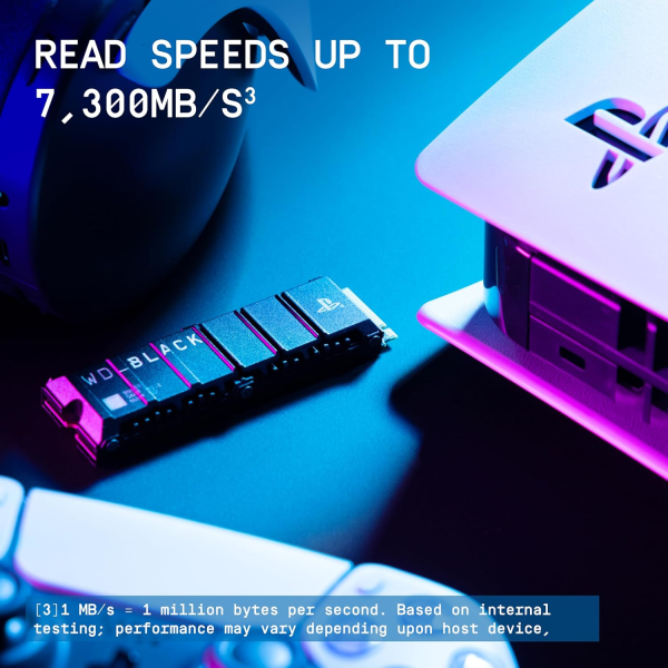 read speeds up to 7300MB/S