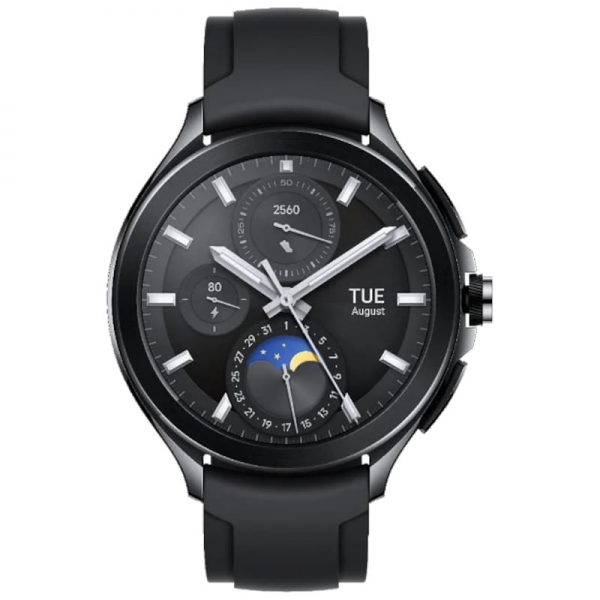 Xiaomi Watch 2 Pro LTE Cellular Smartwatch Black with Black Rubber Strap