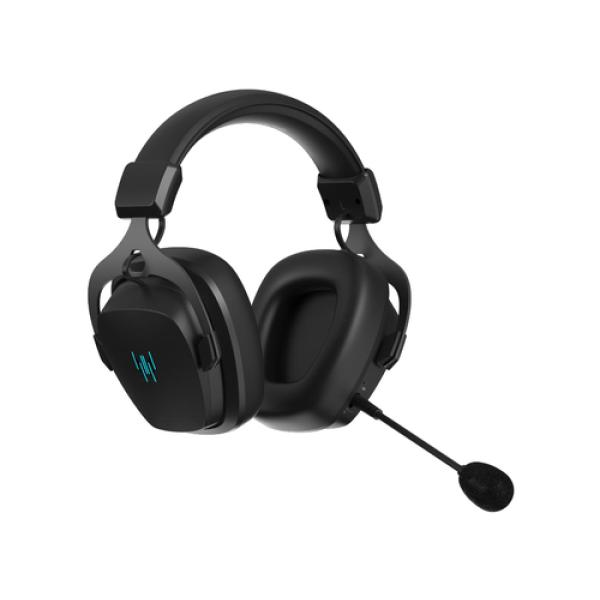 front angle of the headphones left angle
