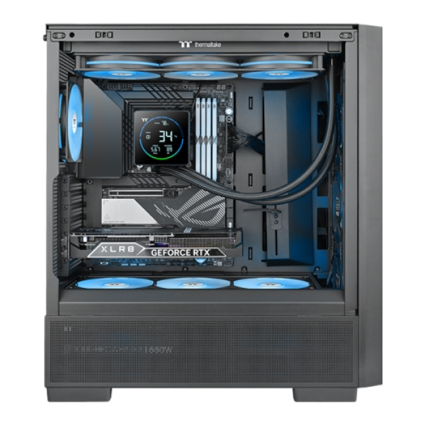 picture of a opened side case with the cooler