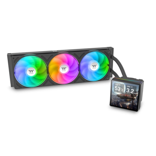 Thermaltake TH360 V3 Ultra ARGB Sync CPU Cooler TDP365 side angle