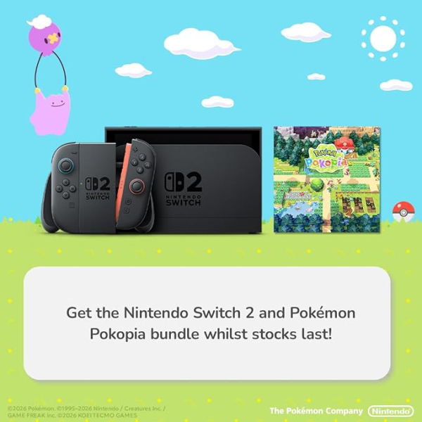 showcasing things from the game and the console