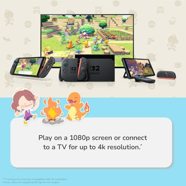 showcasing things from the game and the console