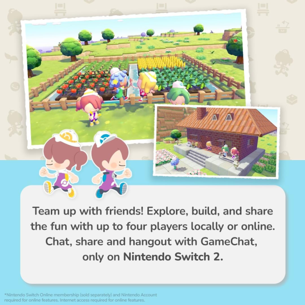 showcasing things from the game and the console