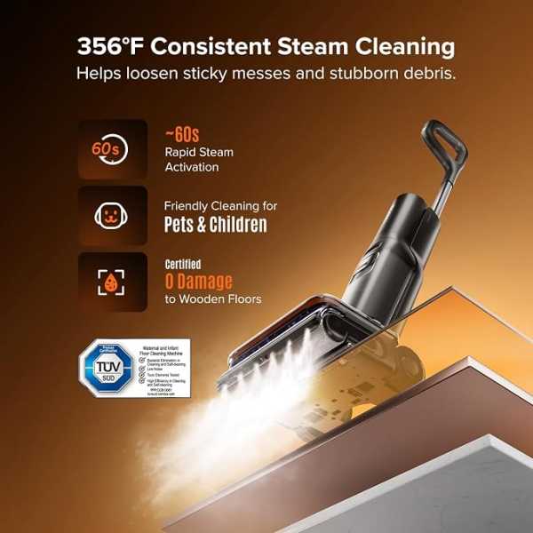 356f consistent steam cleaning