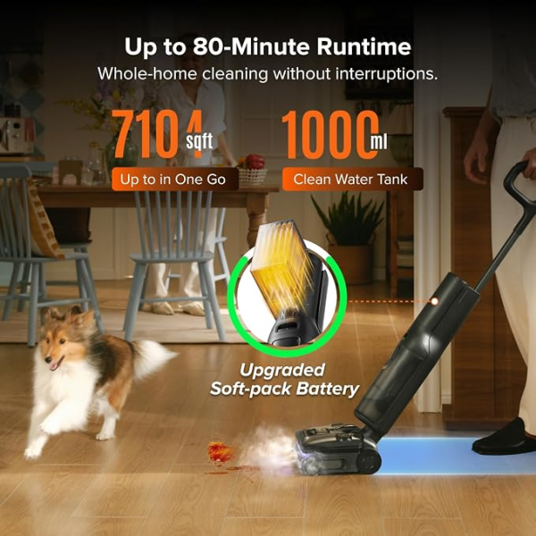 up to 80 minute runtime