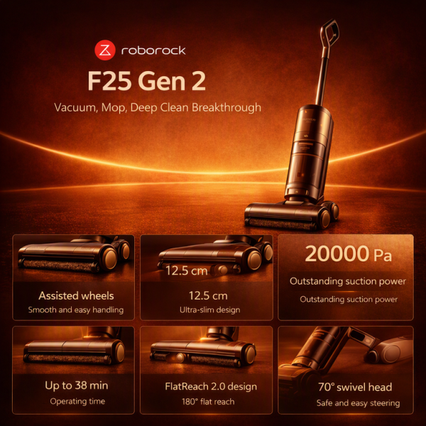 Roborock F25 2nd gen Black main
