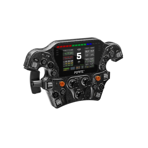 Asetek Forte Formula Pro Steering Wheel left angle front